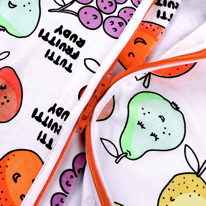 Fashion Fruit Printed Rompers For Newborn Jumpsuit Boys Girls Summer Short-sleeved Outfits Sunsuit Toddler Overalls Clothing | Детская
