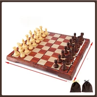 international chess king and queen educational toys plastic tournament chess set portable pawns kids juegos inteligencia games