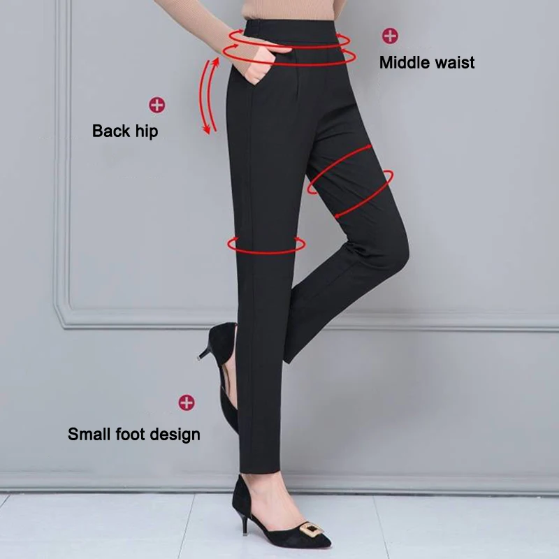 Новинка 2019 корейский стиль женские осенние одноцветные брюки обтягивающие