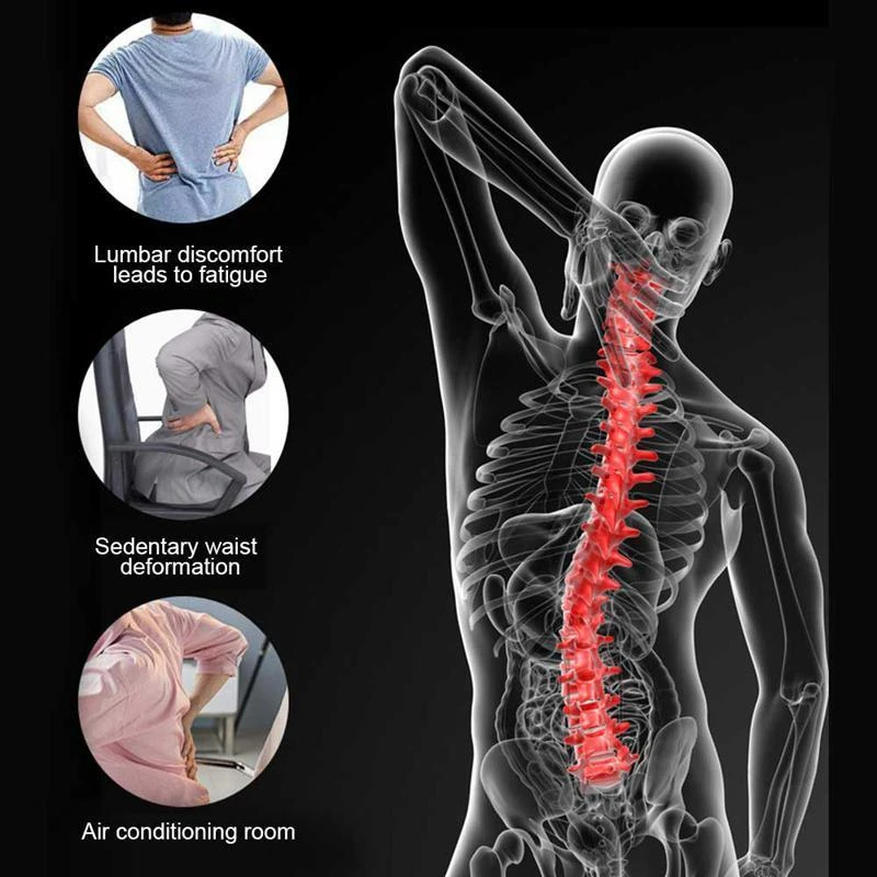 

Back Massager Stretcher Magnetic Therapy Neck Stretch Fitness Lumbar Cervical Spine Support Pain Relief Relaxation