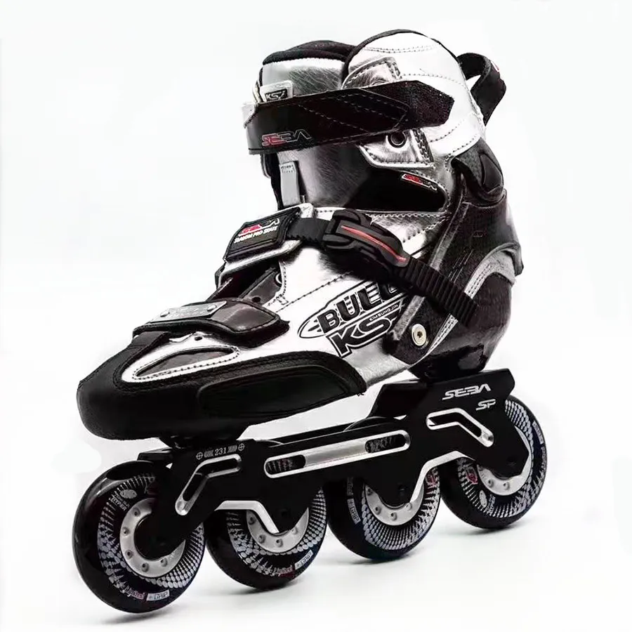 Japy Skate SEBA KSJ Bullet профессиональные Инлайн ролики для слалома роликовые коньки из углеродного волокна Slding Free Skating Patines