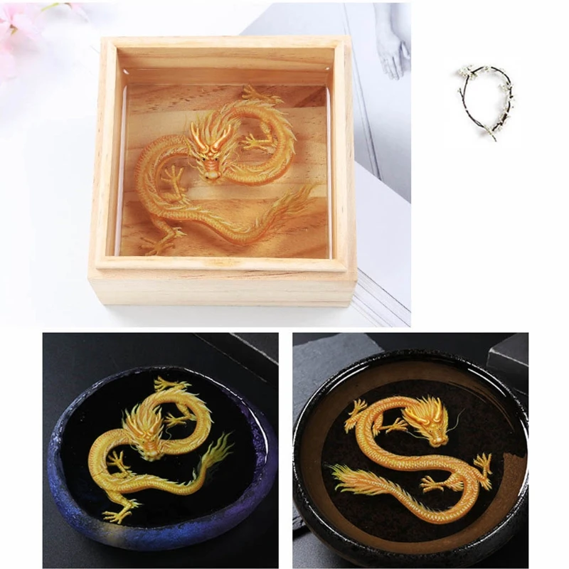9 шт. яркие китайские пленки с золотым Драконом | Украшения и аксессуары