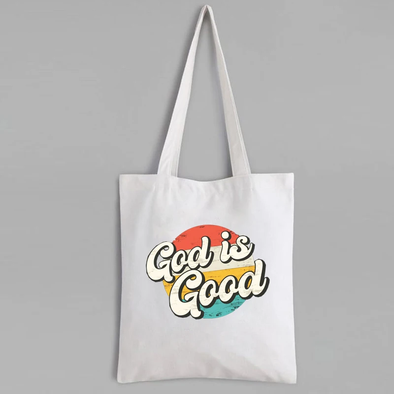 

Женская сумка-тоут с надписью «GOD Is Good Retrobag»