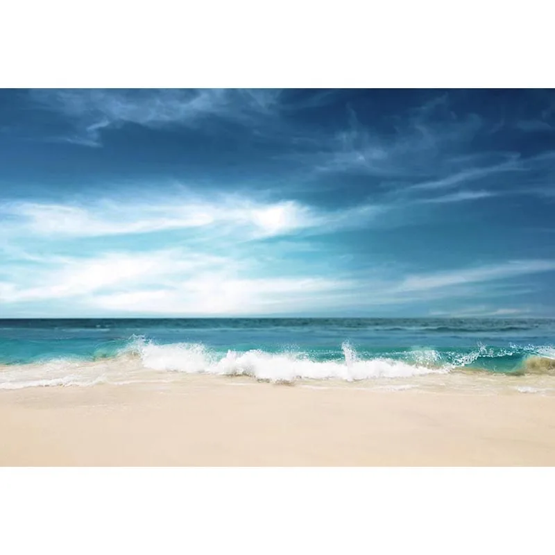 DAWNKNOW фотография морского побережья фон голубое небо песчаный свадебные фоны для