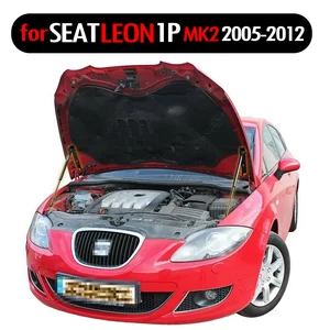 Фонарь для передней крышки капота Seat Leon 1p MK2 2005-2012, модифицированные газовые стойки, пружинный демпфер из углеродного волокна, подъемник, опорный поглотитель