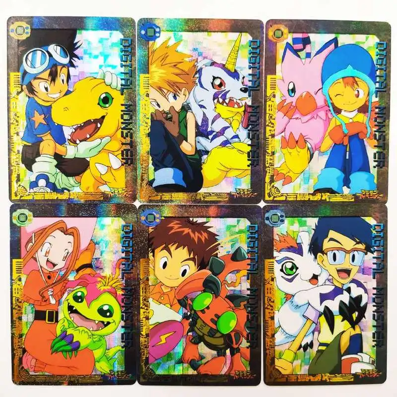 

9 шт./компл. Digimon Adventure Цифровой Монстр дигимон бронзирующие Игрушки Хобби Коллекционные игрушки игра Аниме Коллекционная карта