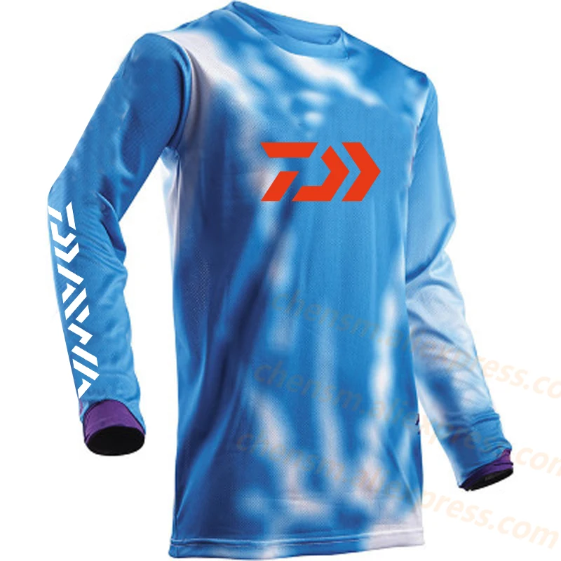 

2021 DAIWA New Quick Drying Fishing Clothing Sunscreen Anti-uv Breathable Summer Long Sleeve Fishing Shirt Autumn Fishing Jersey