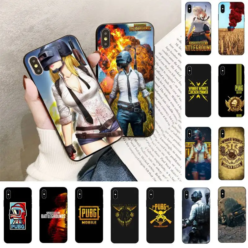 

Playerunknown's Battlegrounds PUBG Phone Case for iphone 13 11 8 7 6S Plus 7 8 plus X XS MAX 5 5S XR 12 11 Pro max se 2020 Case