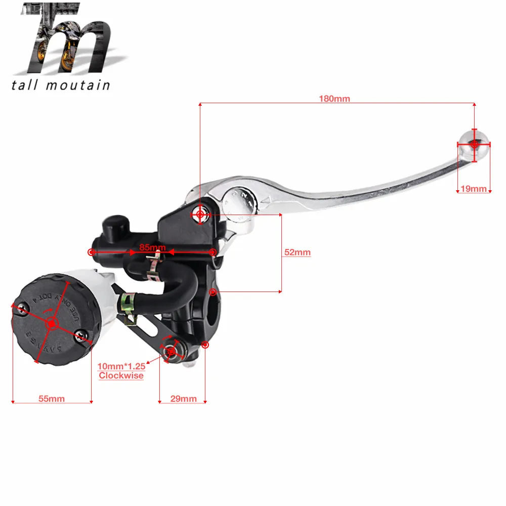 Главный тормозной цилиндр рычаг для KAWASAKI Z250 Z300 Z650 Z750 Z750R Z750S Z1000 VERSYS X250 X300 650