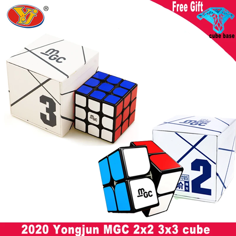 Yongjun MGC V2M 3x3x3 Элитный Магнитный магический куб YJ V2 2x2 скоростной для