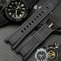 rubber watchband for casio g shock gst series gst 210w300400gb100 waterproof silicone watch band men straps accessories 2614