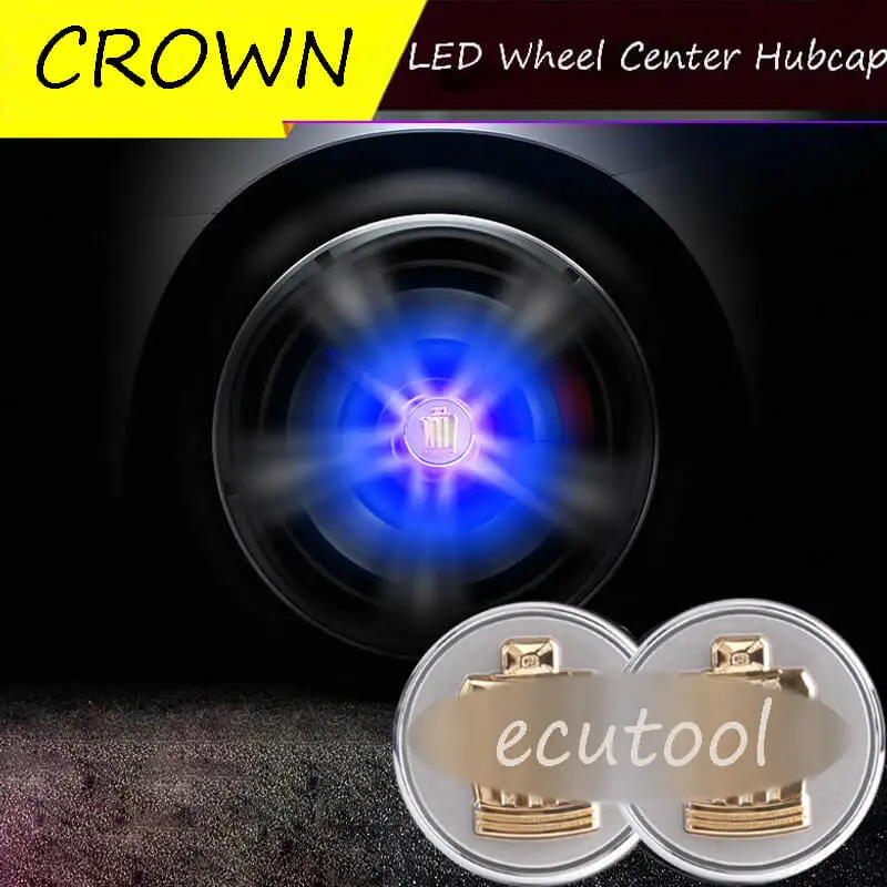 62 мм Магнитная подвеска светодиодные плавающие колпачки для колес с логотипом