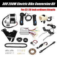 36v motorcycle electric bike e bike conversion scooter motor controller kit for 22 28 ordinary bike bicycle accessories 250w