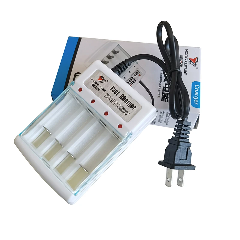 1 шт. новое универсальное зарядное устройство с четырьмя слотами для быстрой