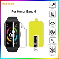 hydrating soft film for huawei honor band 6 smartwatch screen protector replace full curved potective films not tempered glass