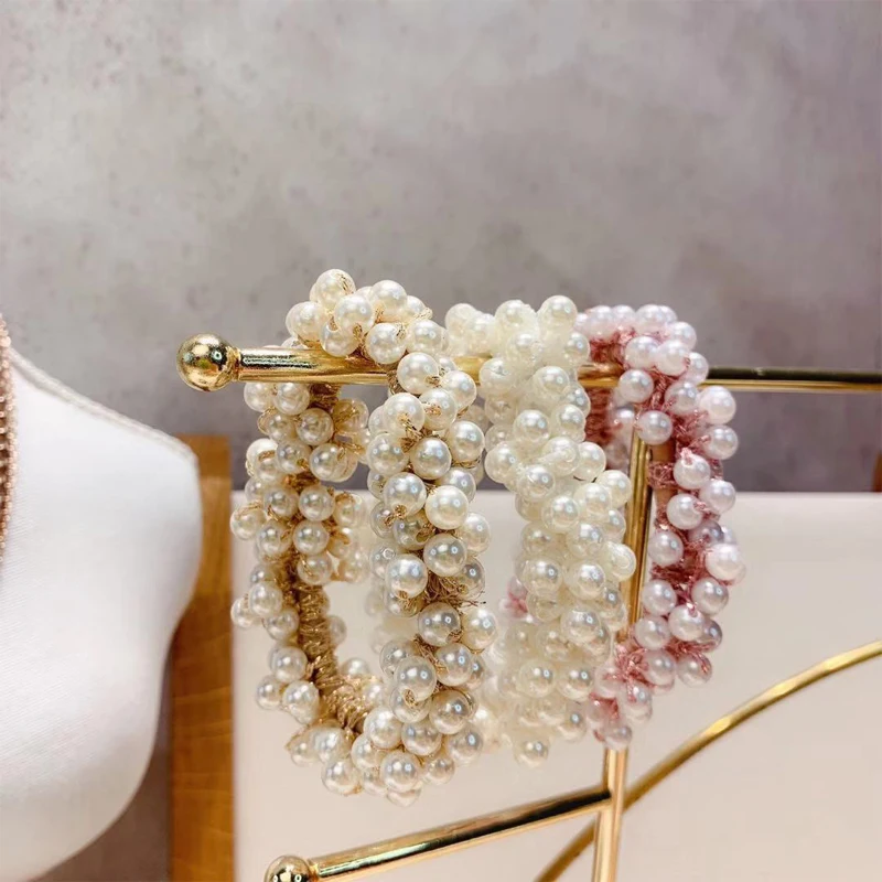 Жемчужные ободки для волос девочек резинка резиновая обувь повязка с характером