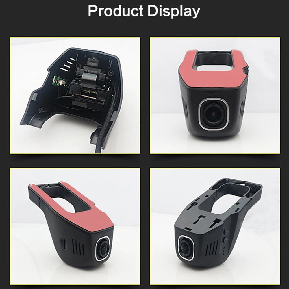 

1 set Car DVR 1080P Dual Lens Camera Hidden Wifi Video Recorder Practical