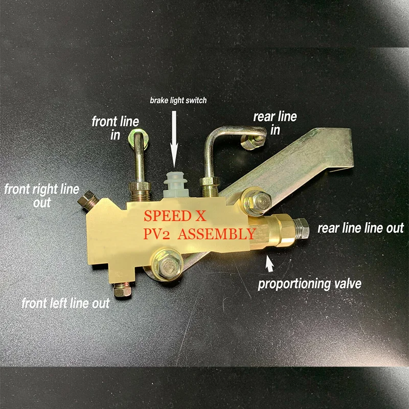 Комплект клапанов GM Prop диск/барабан с кронштейном Mtg линии болты в комплекте