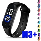 Часы наручные M3 + светодиодный цифровые для мальчиков, спортивные электронные уличные с сенсорным светодиодный, подарок для мальчиков и девочек
