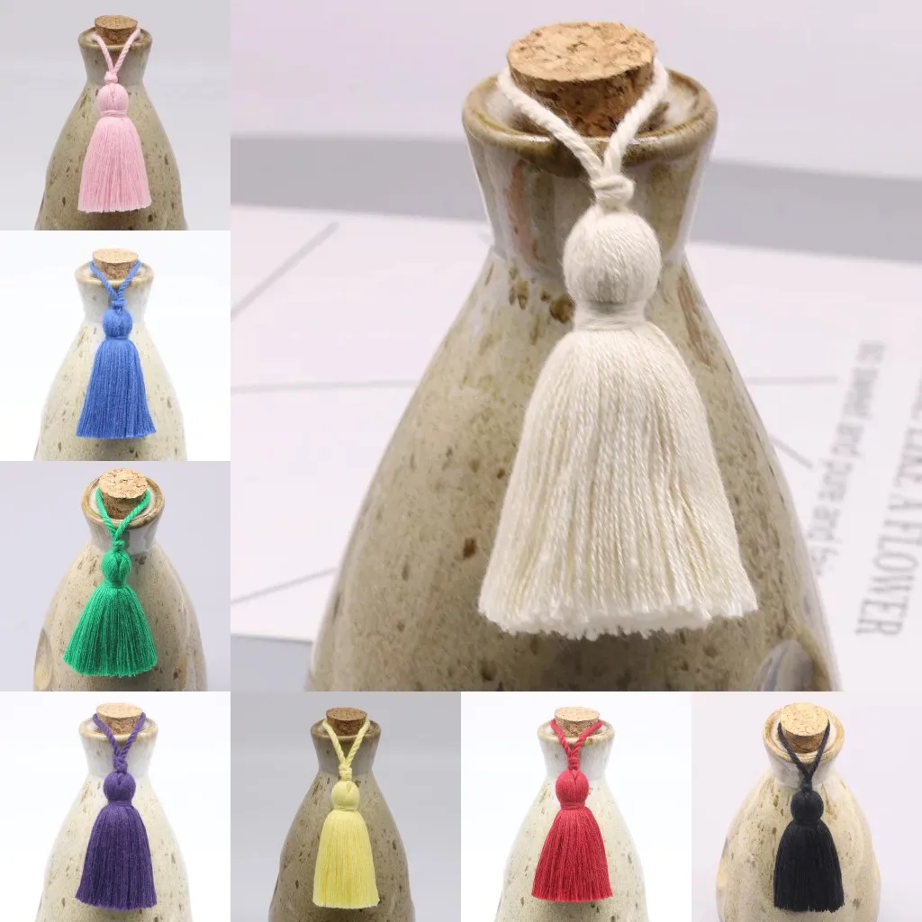 

2 шт./лот, 11 см, хлопковая веревка с кисточками для подвешивания, бахрома, «сделай сам», швейные шторы, одежда, украшение для дома, ювелирные из...