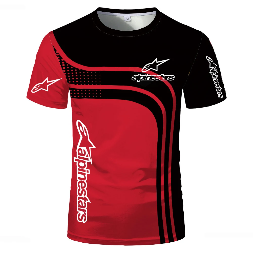

2021 T-Shirt Men's New Alpinestar Sweatshirt Team Dress With 3D Printing Design For Motorcycle Race Elements Of Fashion Style