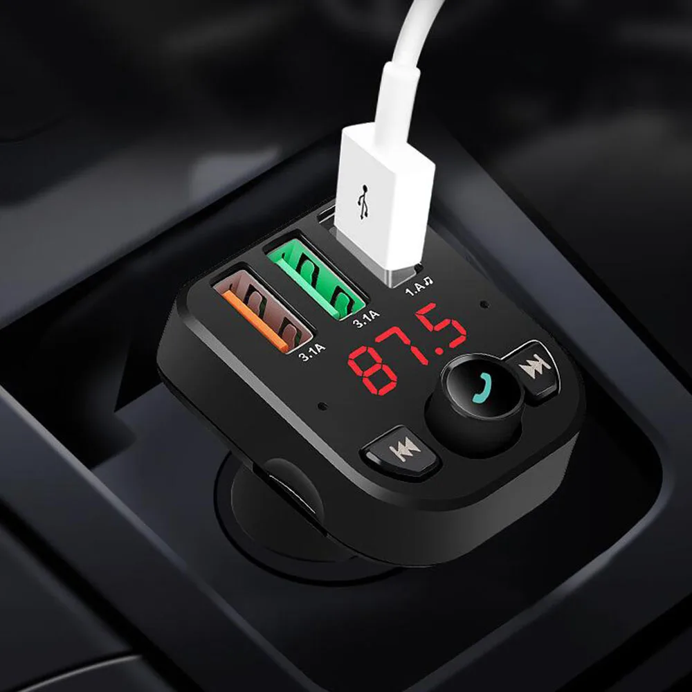 Микро кабель цифровой адаптер для зарядки автостайлинг Bluetooth FM передатчик