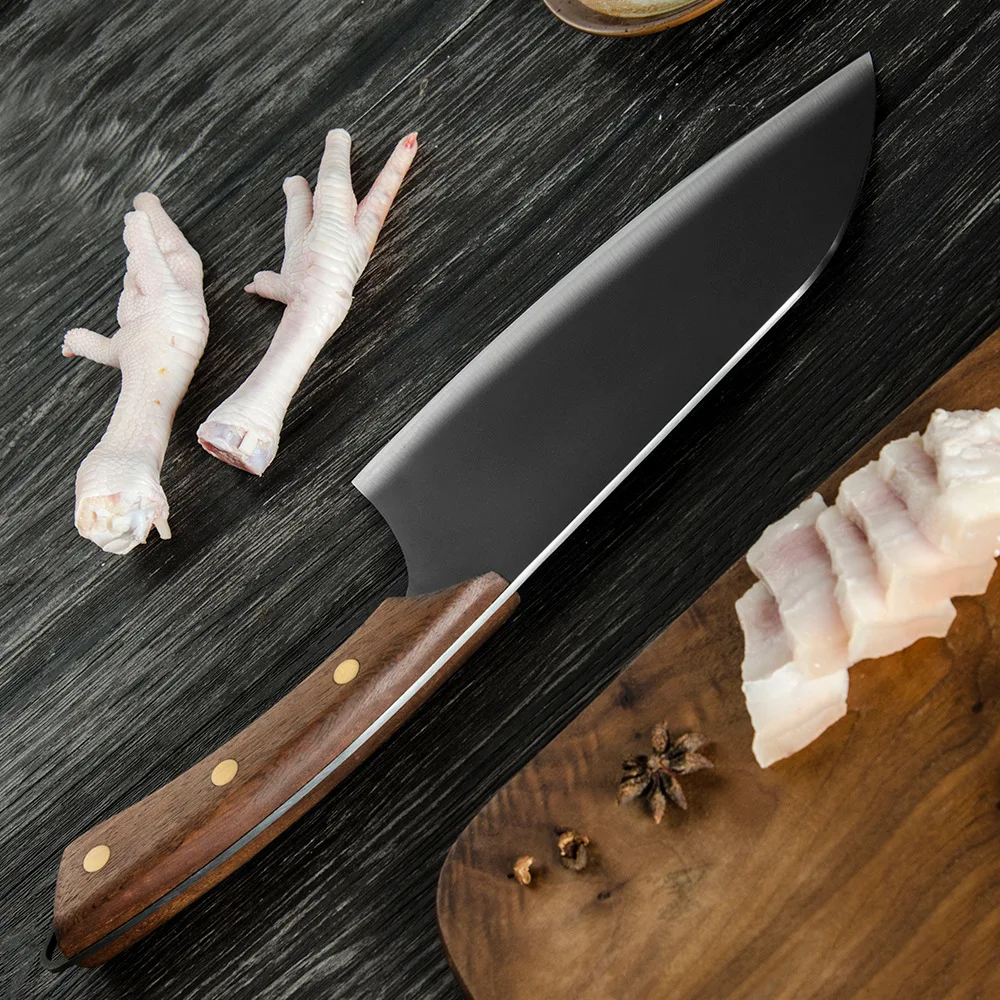 7 дюймов Тесак Ножи китайский Кухня разделочные нарезки костей резак пластичный