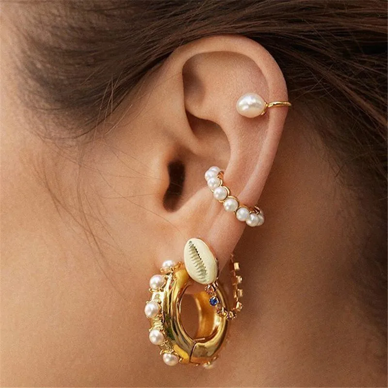 Miwens Bauble Bar Роскошные Жемчужные Серьги-кольца для женщин 31 тип очаровательный с жемчугом эффектные круглые серьги вечерние висячие украшения макси