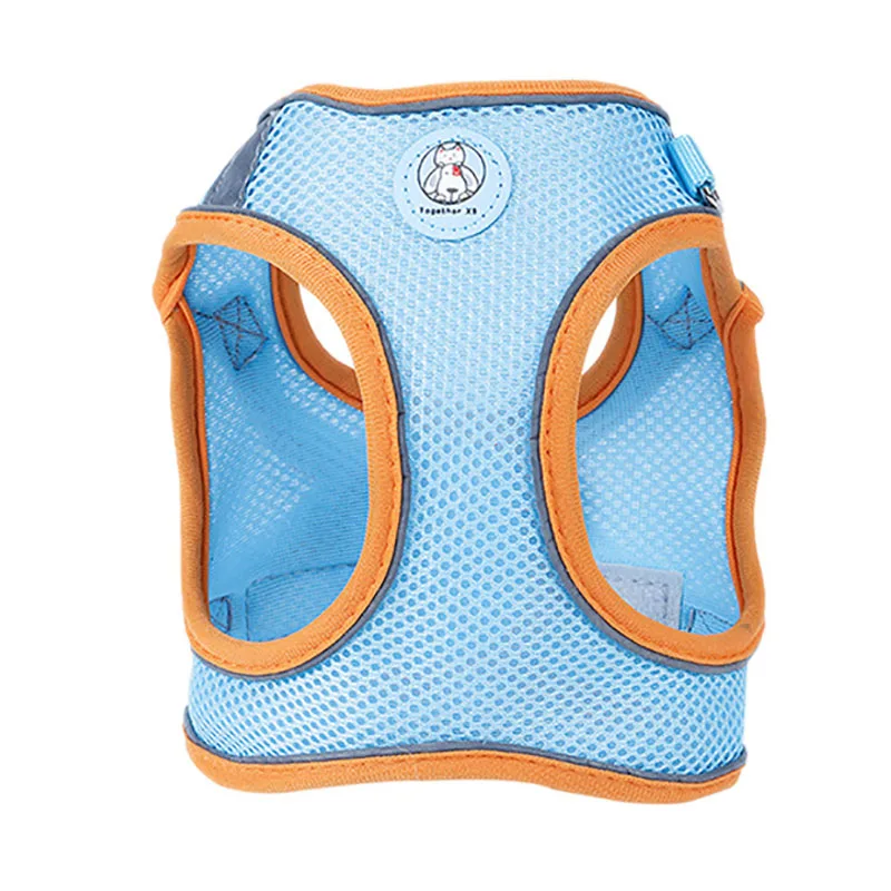 Adjustable Nylon Breathable Pet Dog Reflective Harness Vest With Lead Leash Set For Outdoor Walking Chest Strap Kitten | Дом и сад