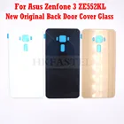 Новый оригинальный корпус ZE552KL для Asus Zenfone 3 ZE552KL мобильный телефон, задняя крышка батарейного отсека, стекло