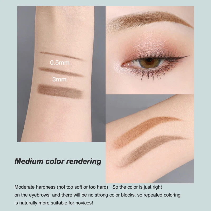 Superfine Eyebrow Pencil Natural Long-lasting Waterproof And Sweat-proof Automatic Eye Brow Pen Makeup Cosmetics TSLM1 | Красота и
