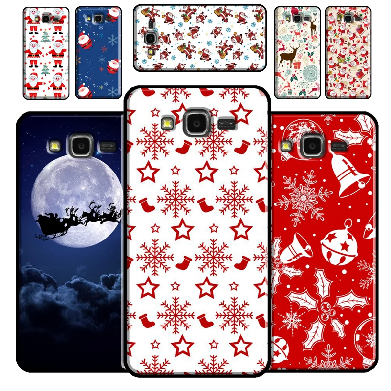 Рождественский бесшовный чехол для телефона с изображением сандаса оленя Samsung
