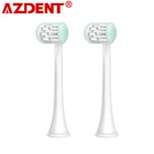 2 шт., сменные головки для детской электрической зубной щётки
