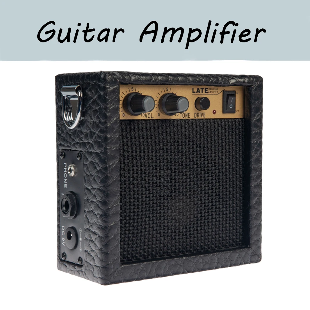 3W Electric Guitar Amp Amplifier Speaker Volume Tone Control Protable Mini Audio Bass | Спорт и развлечения