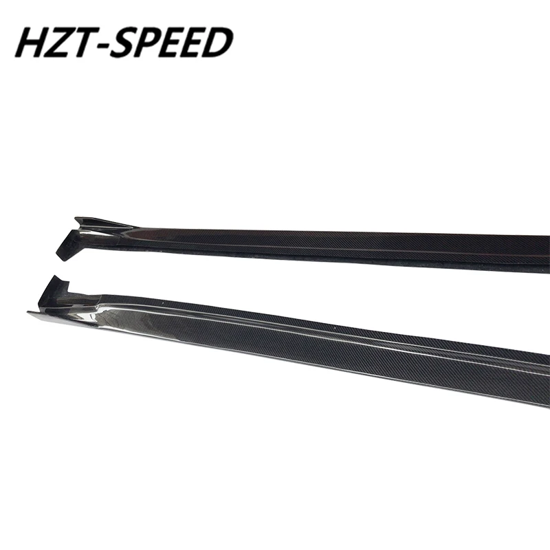 Стильный комплект для тела автомобиля из углеродного волокна боковые юбки