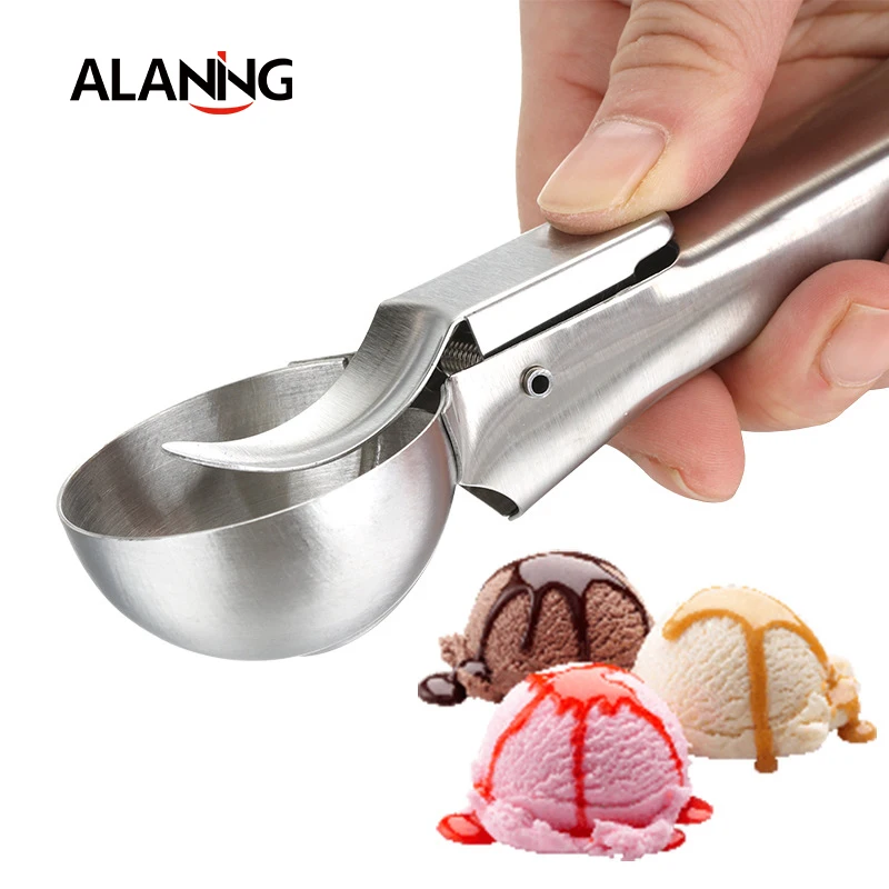 Надувной Нержавеющая сталь ложка для мороженого фруктовое мороженое мяч