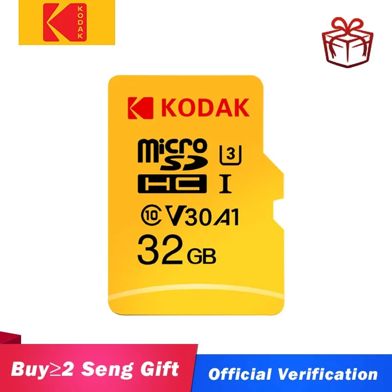 Карта памяти Kodak U3 A1 V30 Micro SD класс 10 128 ГБ 32 64 256 512 ГБ|Карты памяти| |