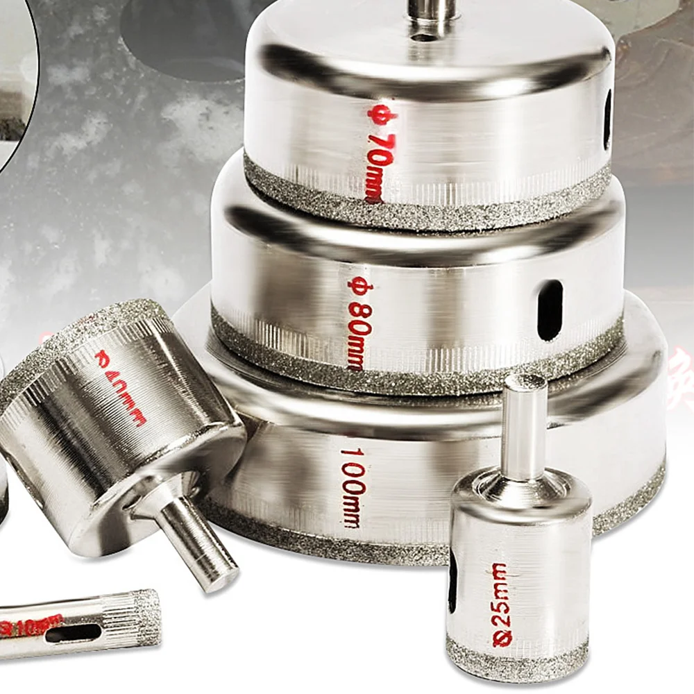 

7PCS Diamond Hole Saw Drill Bit Set Glass Ceramic Tile Saw Cutting Tool Useful