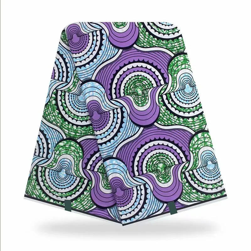 

African wax prints fabric Nigeria wax 100% cotton 6 yards 2020 new Ankara cotton material for dress