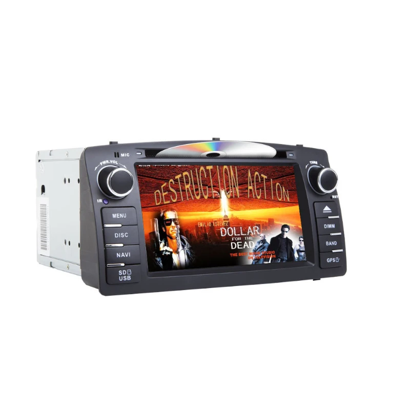 Автомобильный DVD плеер 2 Din Гб ОЗУ IPS Android 10 0 для Toyota Corolla E120 BYD F3 мультимедиа стерео