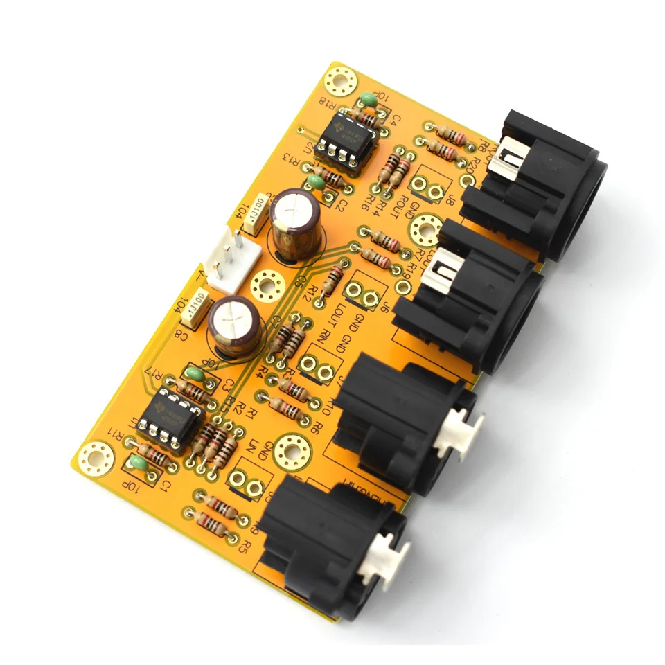 Баланс передачи несбалансированный баланс преампер Несимметричное вращение RCA к