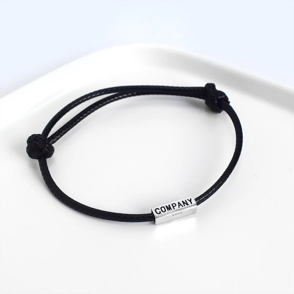 Модный парный браслет с дельфином из серебра 925 пробы регулируемый