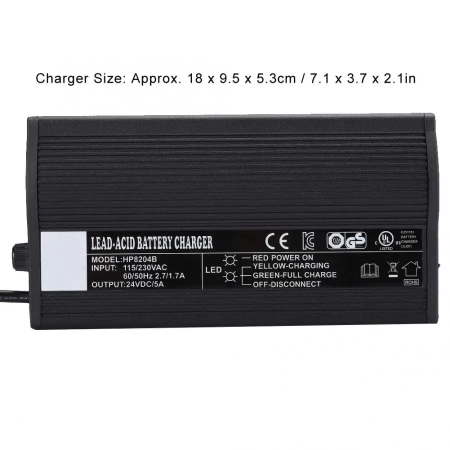 

Suitable For Any Vehicle or Scooter 24V Charger Wheelchair Elderly Accessory Tools