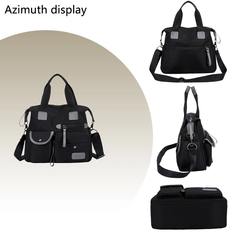 Разноцветная женская сумка на плечо нейлоновая наплечная 2019 Новая модная