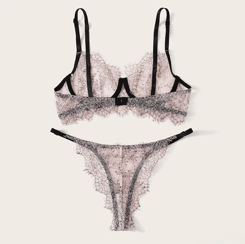 Женское нижнее белье корсет кружевное на косточках топы + трусы раздельное