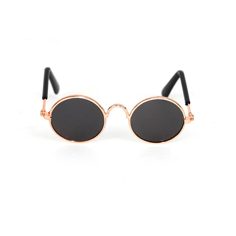 

Pet Products Cute Retro Round Sunglasses Reflective Glasses Cat Glasses Small Dog Cat Pet Photo Decoration Props Cat Accessories