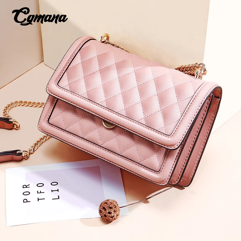 Классическая кожаная сумка для женщин сумочка на плечо из натуральной кожи