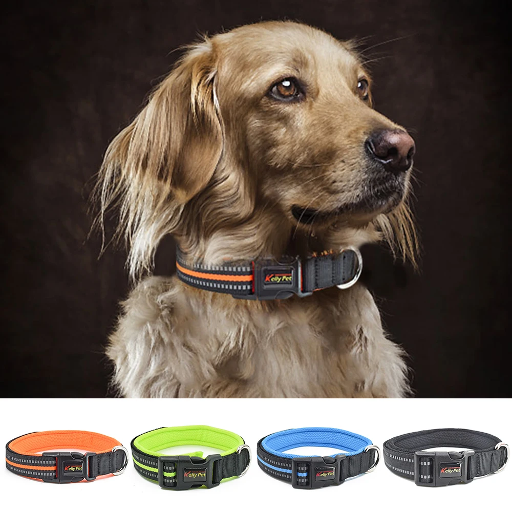S/M/L Светоотражающий ошейник для собак и кошек d образное кольцо анти грязный