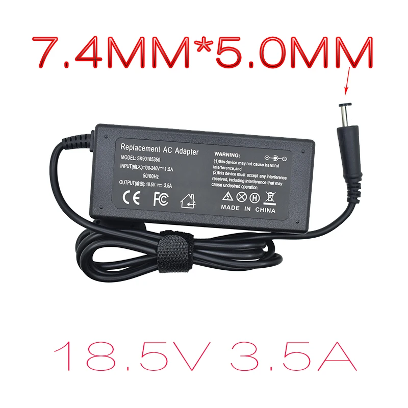 18 5 V 3.5A блок питания для ноутбука hp CQ35 CQ42 B2000 M2000 адаптер NC2400 NC6120 зарядное