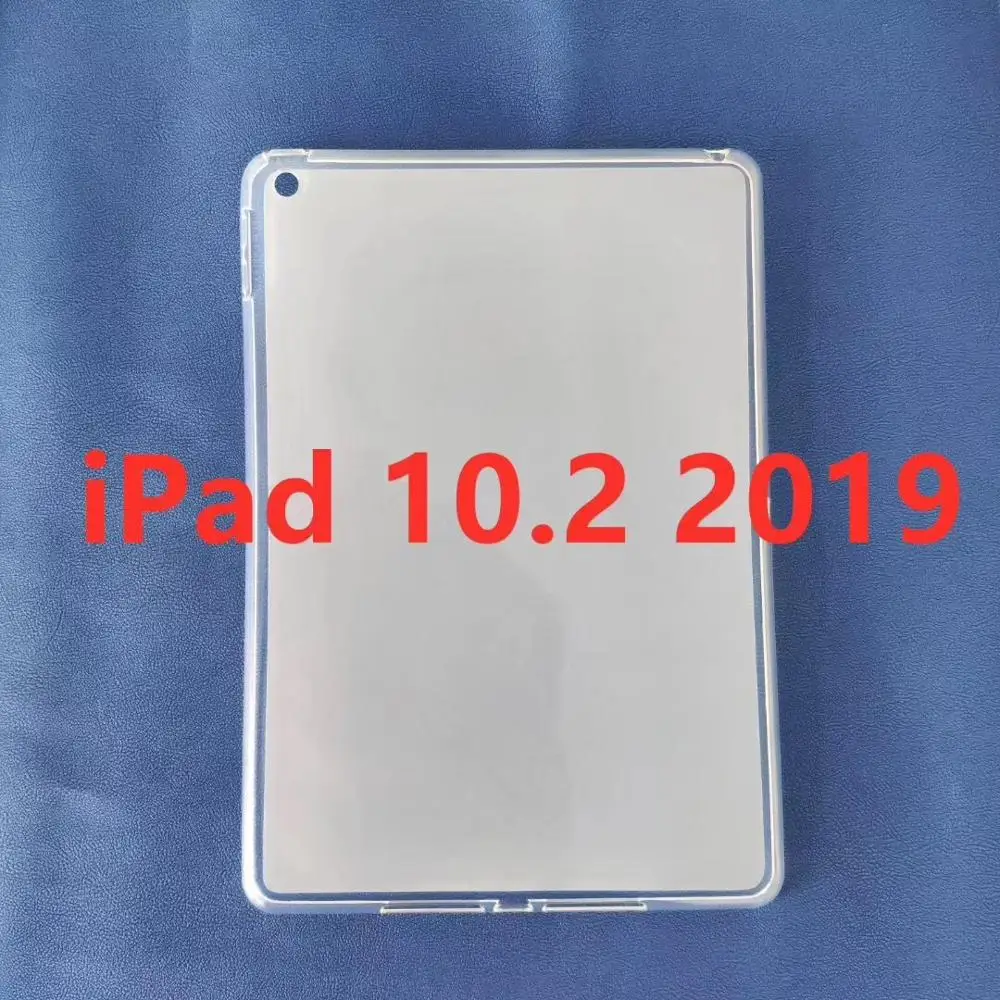 Мягкий чехол из ТПУ для iPad 10,2 10,2 дюйма, защитный чехол с принтом, силиконовый супертонкий чехол для задней панели планшета